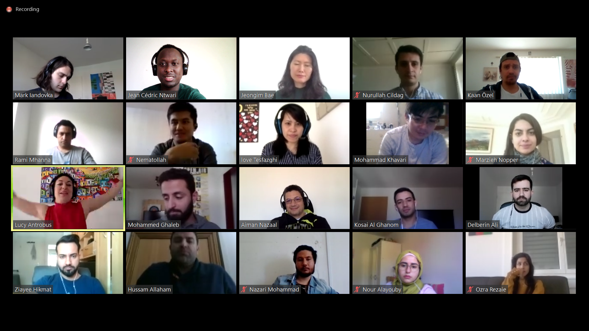 Our virtual class Our virtual class