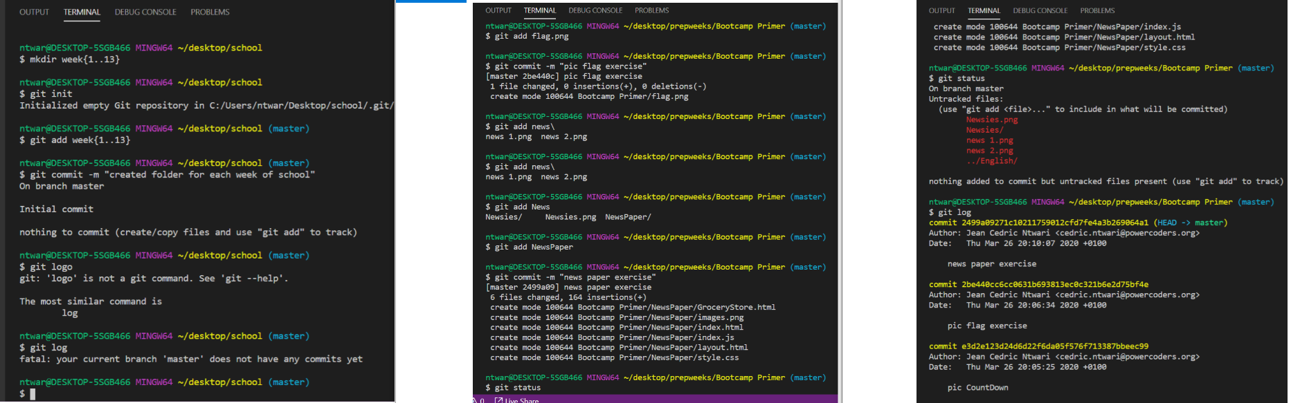 Exercises Git + GitHub Exercises Git + GitHub