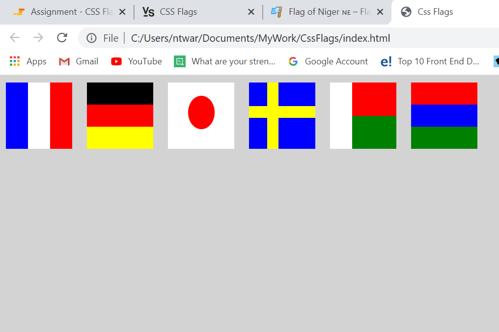 Flag assignment flags